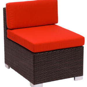 BFM Aruba Outdoor Wicker Armless Middle Section Sofa