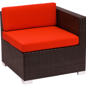 BFM Aruba Outdoor Wicker Right Arm Corner Sofa