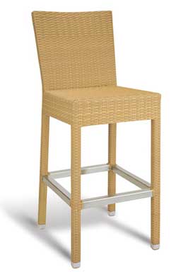 GAR Asbury Synthetic Teak Bar Stool