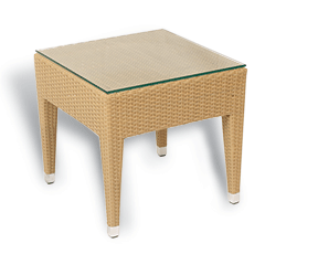 Asbury End Table-Resin Natural by GAR Products