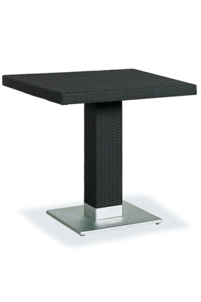 Asbury Square Woven Table-Resin Safari Brown by GAR Products