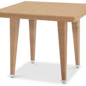 GAR Asbury Square Woven Table w/Legs-Resin Natural