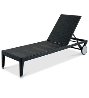 Asbury Sun Lounger w/Wheels-Resin Safari Brown-GAR Products