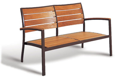 GAR Bayhead Synthetic Teak Double Seater