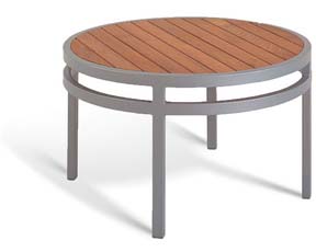 GAR Bayhead Synthetic Teak Coffee Table 30" Round