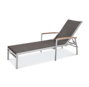 GAR Bayhead  Woven Sun Lounger with Arms