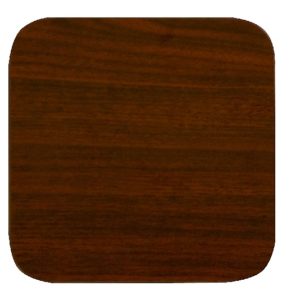 BFM Cherry/ Dark Mahogany 24" Round- Dark Mahogany Side