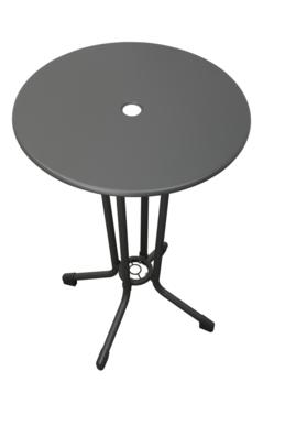 BFM Edo 24" Round Table w/CELINO base