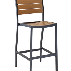 Florida Seating Synthetic Teak Restaurant Barstool