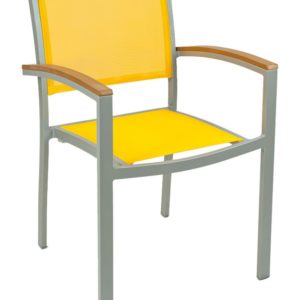 Florida Seating Restaurant Armchair Aluminum & Textilene