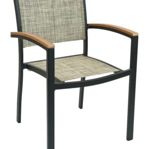 Florida Seating Restaurant Armchair Aluminum & Textilene