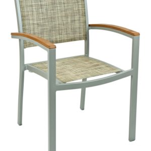 Florida Seating Restaurant Armchair Aluminum & Textilene