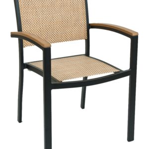 Florida Seating Restaurant Armchair Aluminum & Textilene