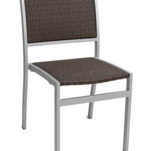 Florida Seating Restaurant Side Chair Aluminum / Weave