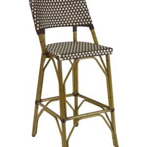 Florida Seating BRT-01 Restaurant Barstool Chocolate Weave