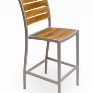 Florida Seating Synthetic Teak Restaurant Barstool