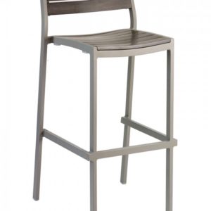 Florida Seating BAL-5700 Synthetic Teak Restaurant Barstool