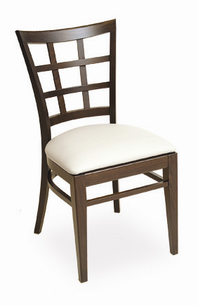 Pane Back Wooden Restaurant Chair