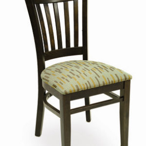 Slat-Back Wooden Restaurant Chair