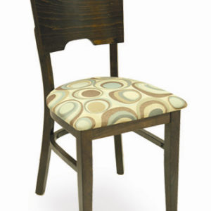 Half-Back Wooden Frame Restaurant Chair