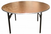 36" Round Plywood Folding Banquet Table