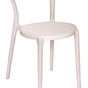 BFM Malibu Outdoor Restaurant Side Chair-White