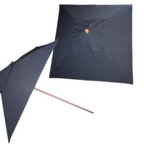 BFM 6.5' Square Commercial Fabric Umbrella