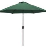 BFM Umbrella 6-1/2' Four panel, Fiberglass Frame, Green