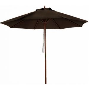 BFM Umbrella 7-1/2' Four panel, Aluminum Frame, Brown