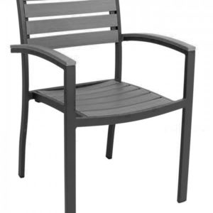 Florida Seating Synthetic Teak Restaurant Armchair