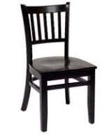 BFM Delran Commercial Slat Back Wood Chair