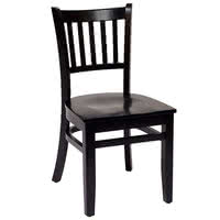 BFM Delran Commercial Slat Back Wood Chair