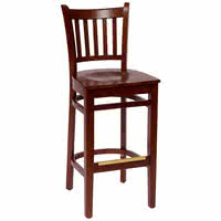 BFM Delran Commercial Slat Back Wood Chair