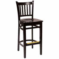 BFM Delran Commercial Slat Back Wood Chair