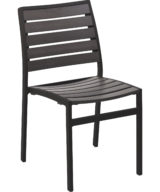 Florida Seating Aluminum/Synthetic Teak Restaurant Side Chair