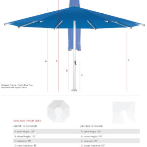 BFM Bolt-down Umbrella Base