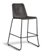 GAR Knot Steel and Powder-Coated Outdoor Commercial Bar Stool