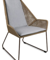 GAR Knot Lounge with COM or Sunbrella Upholstery